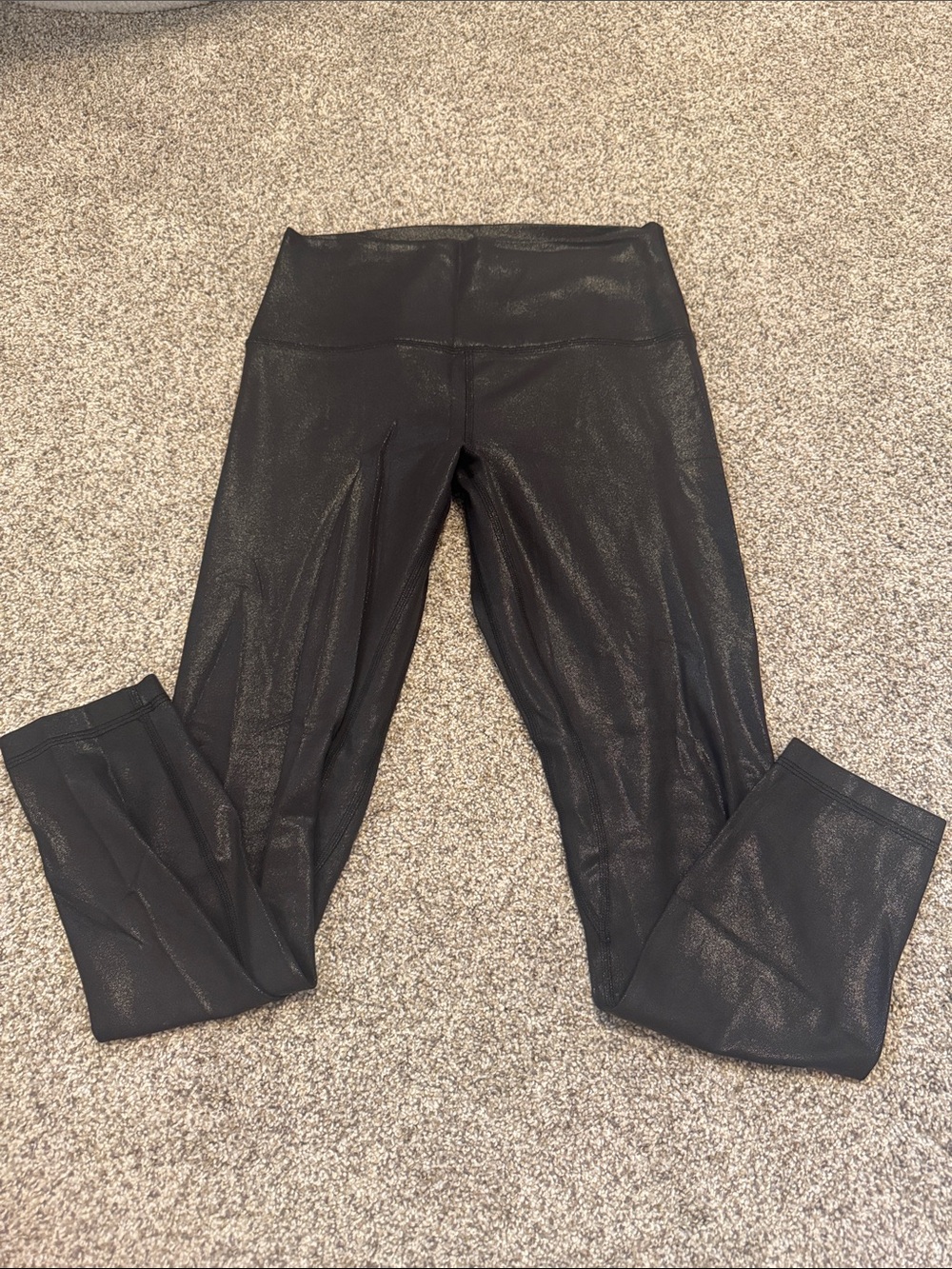 Lululemon Black High-Waist Shine Leggings